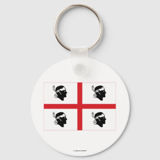 Sardegna flag keychain