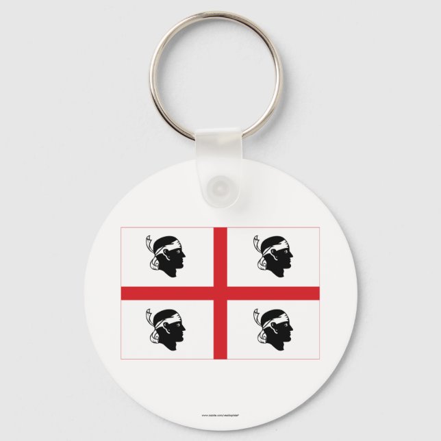 Sardegna flag keychain (Front)