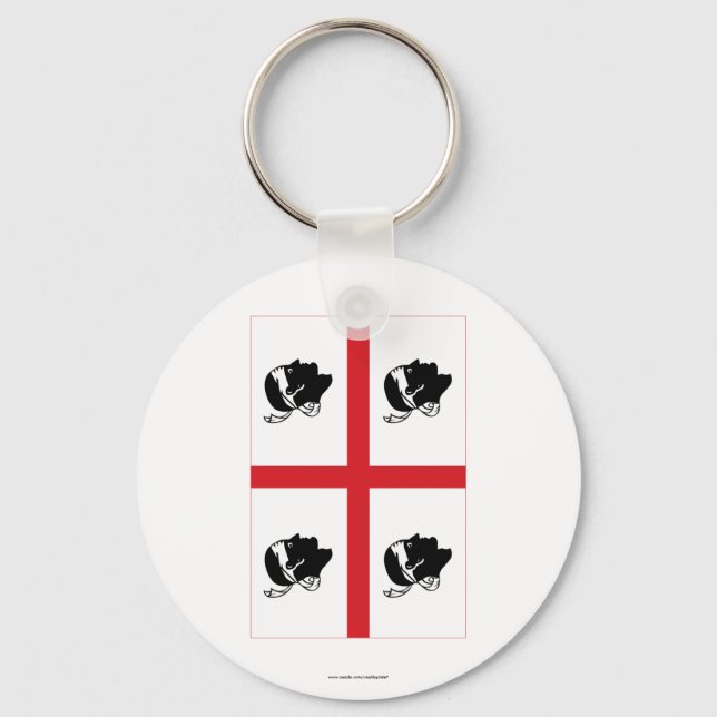 Sardegna flag keychain (Front)