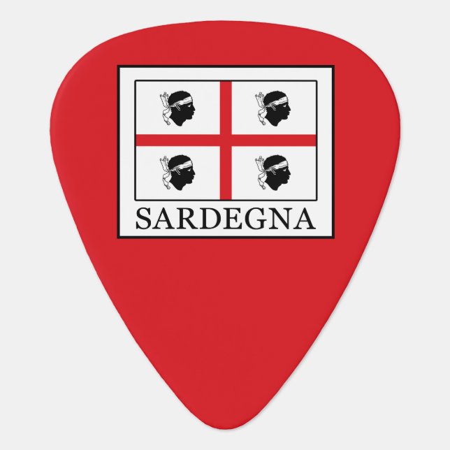 Sardegna Guitar Pick (Front)