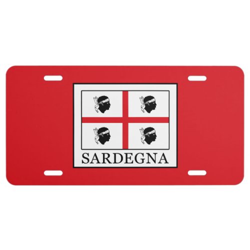 Sardegna License Plate