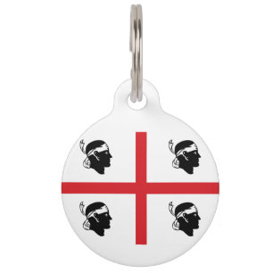 Sardegna (Region of Italy) flag Pet ID Tag