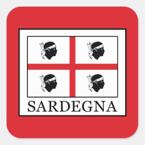 Sardegna Square Sticker