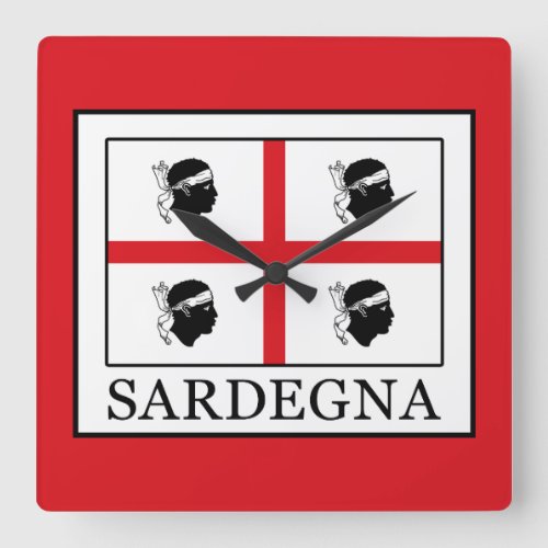 Sardegna Square Wall Clock