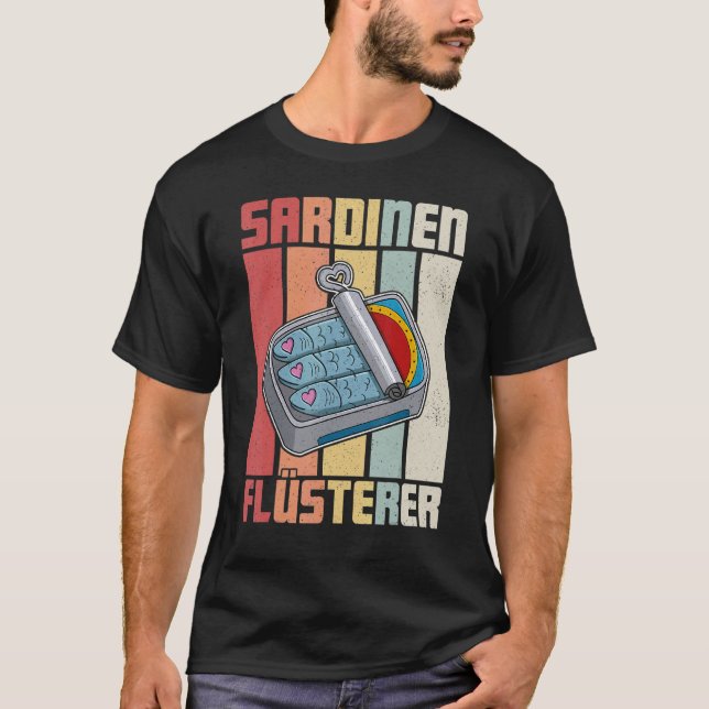 Sardine anchovies fish dishes canned fish cuisine  T-Shirt (Front)