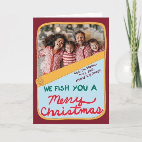 Sardine Can Tinned Fish Funny Photo Card