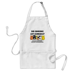 Sardine Cats Adult Apron