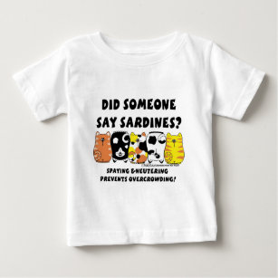 Sardine Cats Baby T-Shirt
