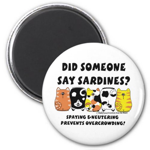 Sardine Cats Magnet