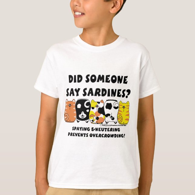 Sardine Cats T-Shirt (Front)