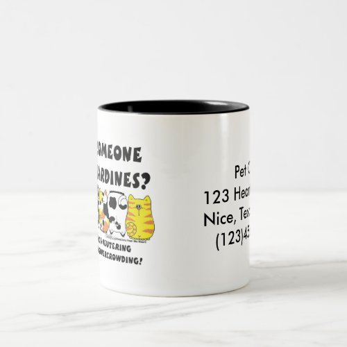 Sardine Cats Two_Tone Coffee Mug