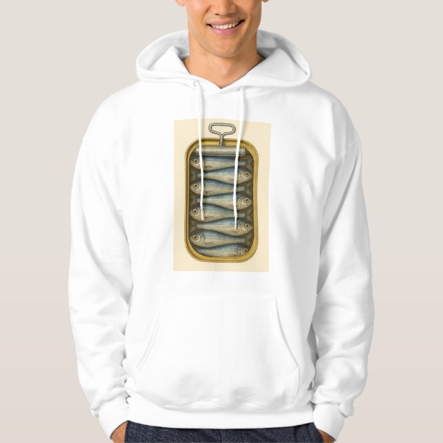 Sardine Chic by ej gold Hoodie (Front)