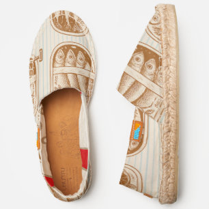 Sardine Fish Fun Shoes Espadrilles