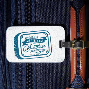 Sardine Fishing Bachelor Party Vintage Nautical  Luggage Tag