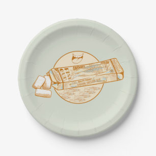Sardine flavoured chewing gum funny fish paper plates