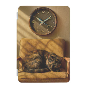 Sardine O’clock Dreamtime – Surreal Cat Art iPad Mini Cover