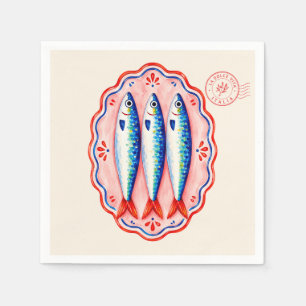 Sardine Social Club Italian Summer Party Napkins