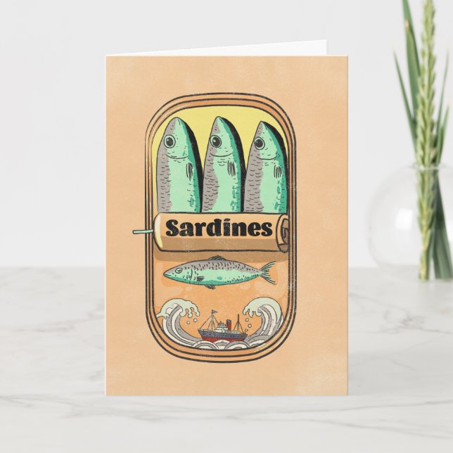 Sardine Tin Card (Front)