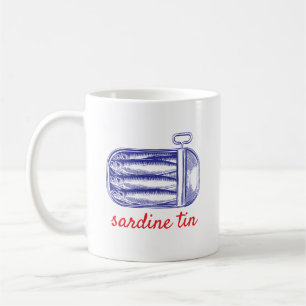 Sardine tin coffee mug