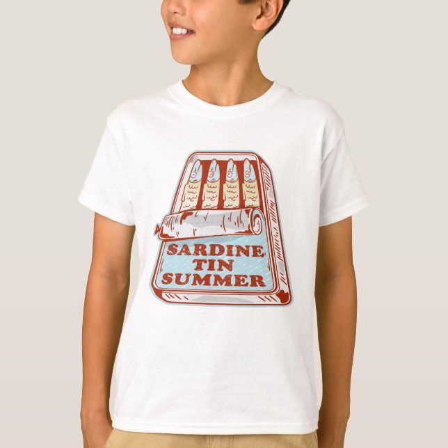 Sardine tin summer T-Shirt (Front)