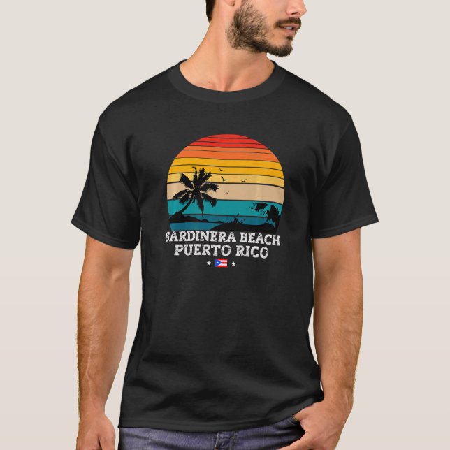 Sardinera Beach Puerto Rico T-Shirt (Front)