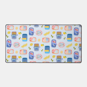 Sardines and Lemons Desk Mat