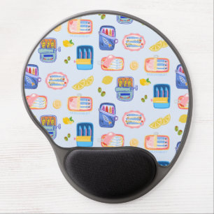 Sardines and Lemons Gel Mouse Pad