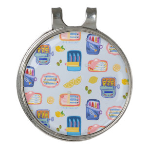 Sardines and Lemons Golf Hat Clip