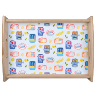 Sardines and Lemons Serving Tray