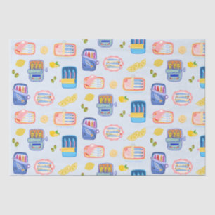 Sardines and Lemons Tissue Paper