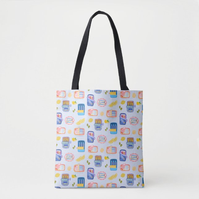 Sardines and Lemons Tote Bag (Front)
