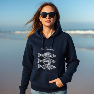 Sardines-Blue Hawaiian Hoodie