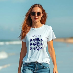Sardines-Blue Hawaiian T-Shirt