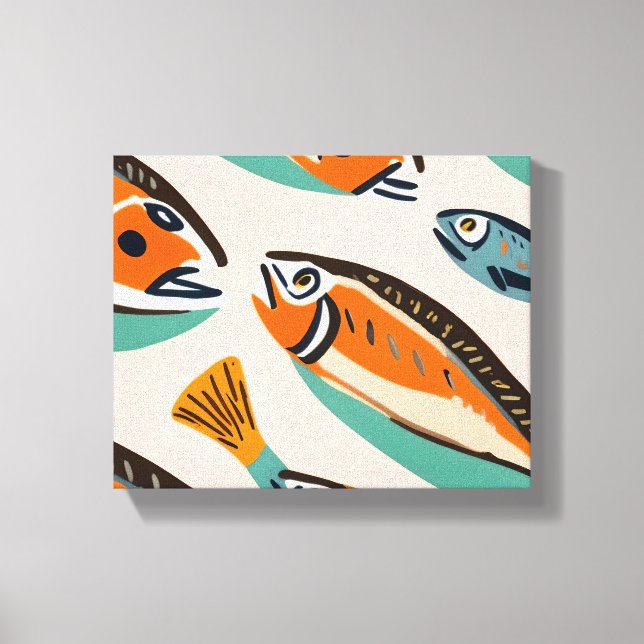 Sardines Canvas Print (Front)
