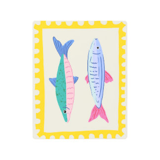 Sardines Duo Metal Print