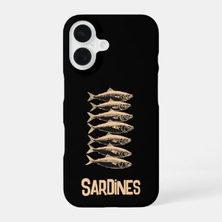 Sardines, fisherman iPhone 16 case