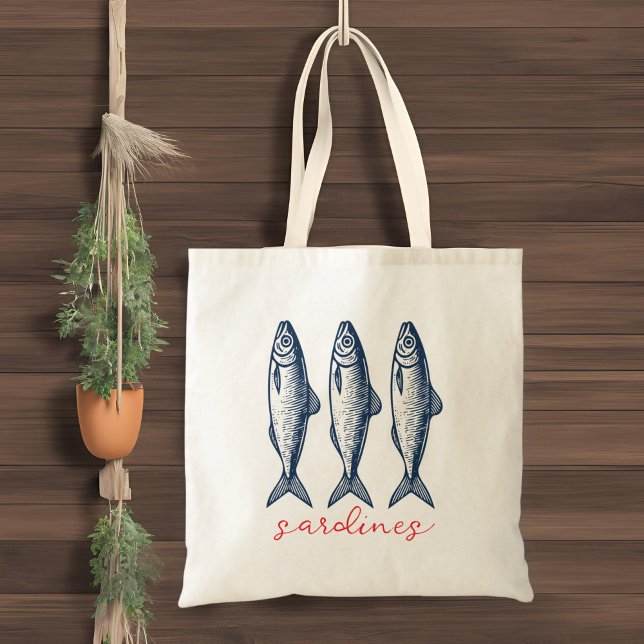 Sardines, fisherman market Tote Bag (Creator Uploaded)