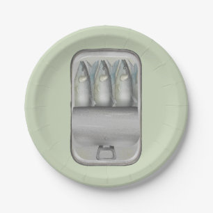 Sardines in a tin can paper plates