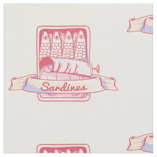 Sardines in a tin fabric