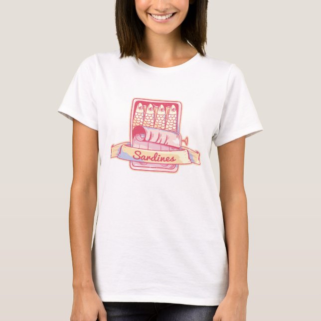 Sardines in a tin T-Shirt (Front)