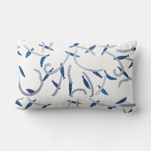 Sardines Lumbar Pillow