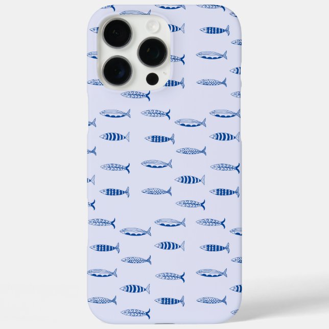 Sardines Pattern Case-Mate iPhone Case (Back)