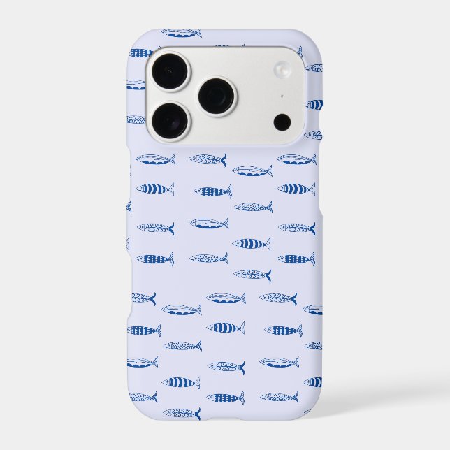 Sardines Pattern iPhone Case (Back)