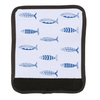 Sardines Pattern Luggage Handle Wrap