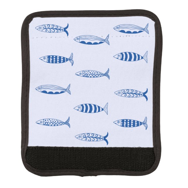  Sardines Pattern Luggage Handle Wrap (Front)