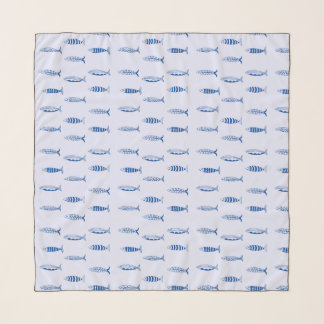 Sardines Pattern Scarf