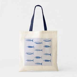 Sardines Pattern Tote Bag