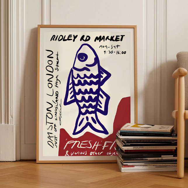 Sardines Print Sardine Tin Vintage Poster Retro  (Creator Uploaded)