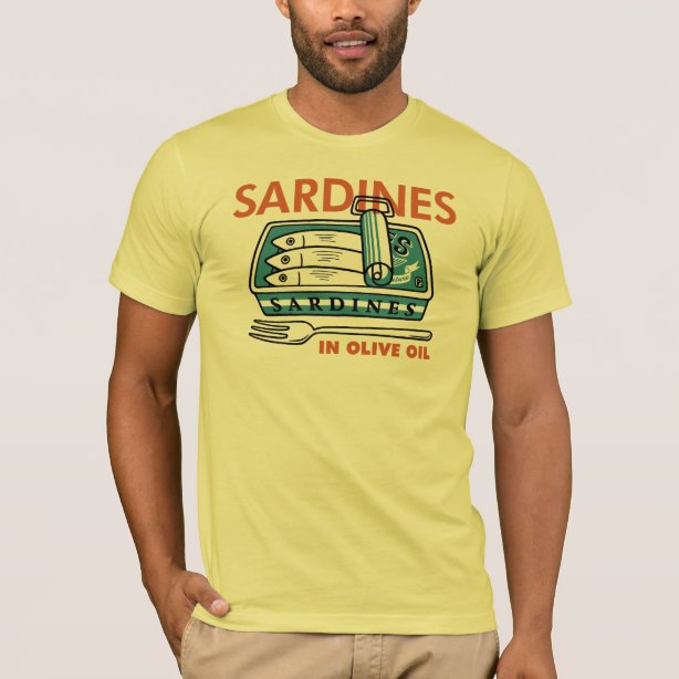 t shirt sardine