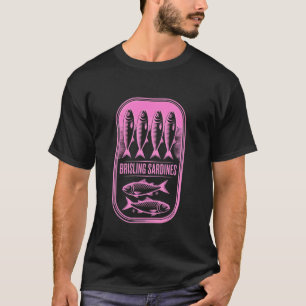 Sardines Tinned Food Fishing Coastal Vintage Tin F T-Shirt